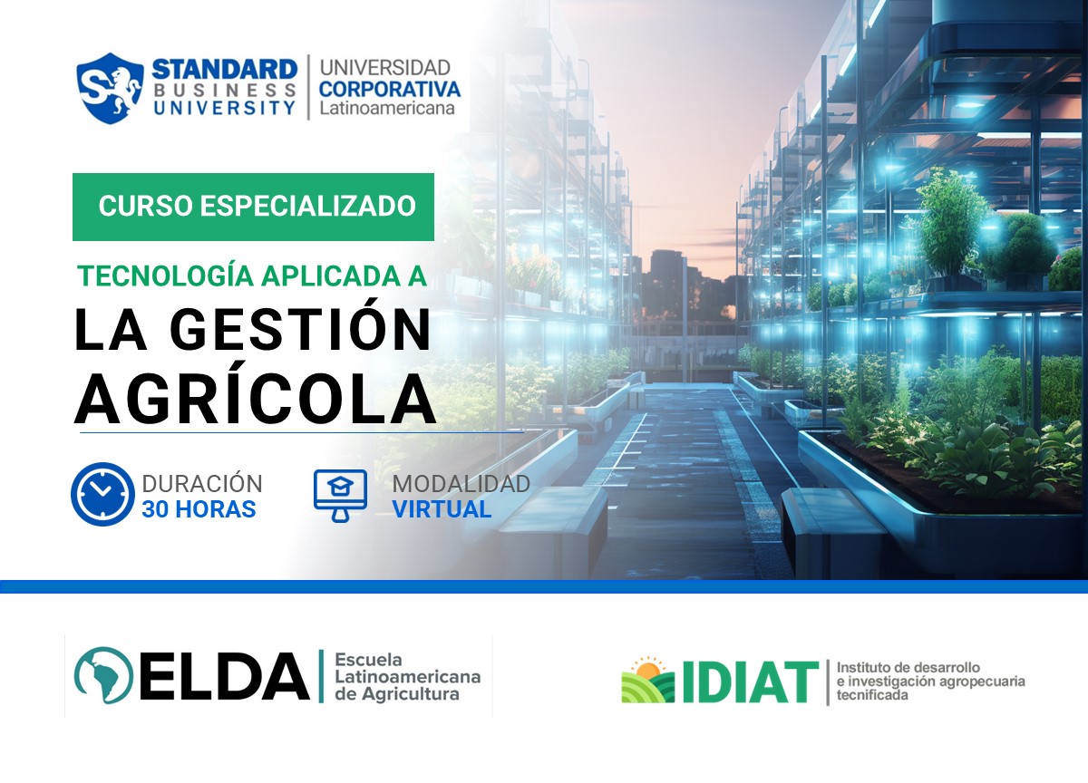 CURSO ESPECIALIZADO EN TECNOLOGíA APLICADA A LA GESTIóN AGRíCOLA
