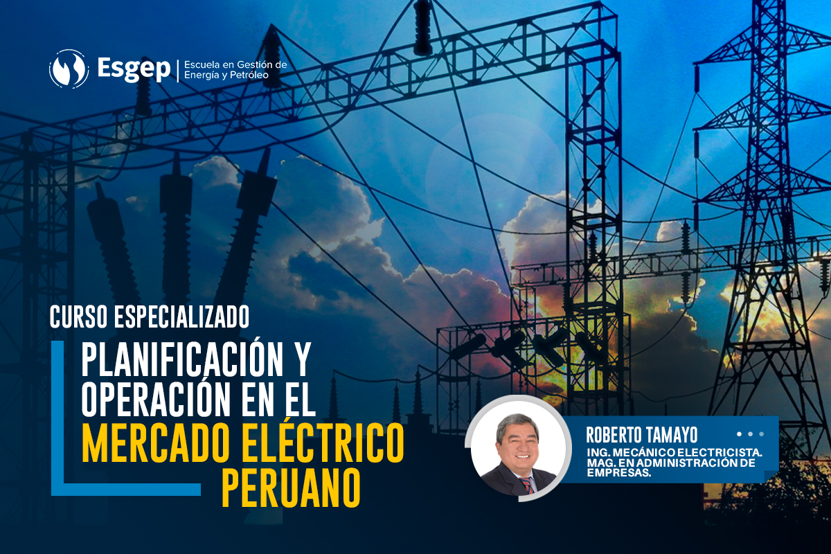 CURSO ESPECIALIZADO EN PLANIFICACIÓN Y OPERACIÓN EN EL MERCADO ELÉCTRICO PERUANO