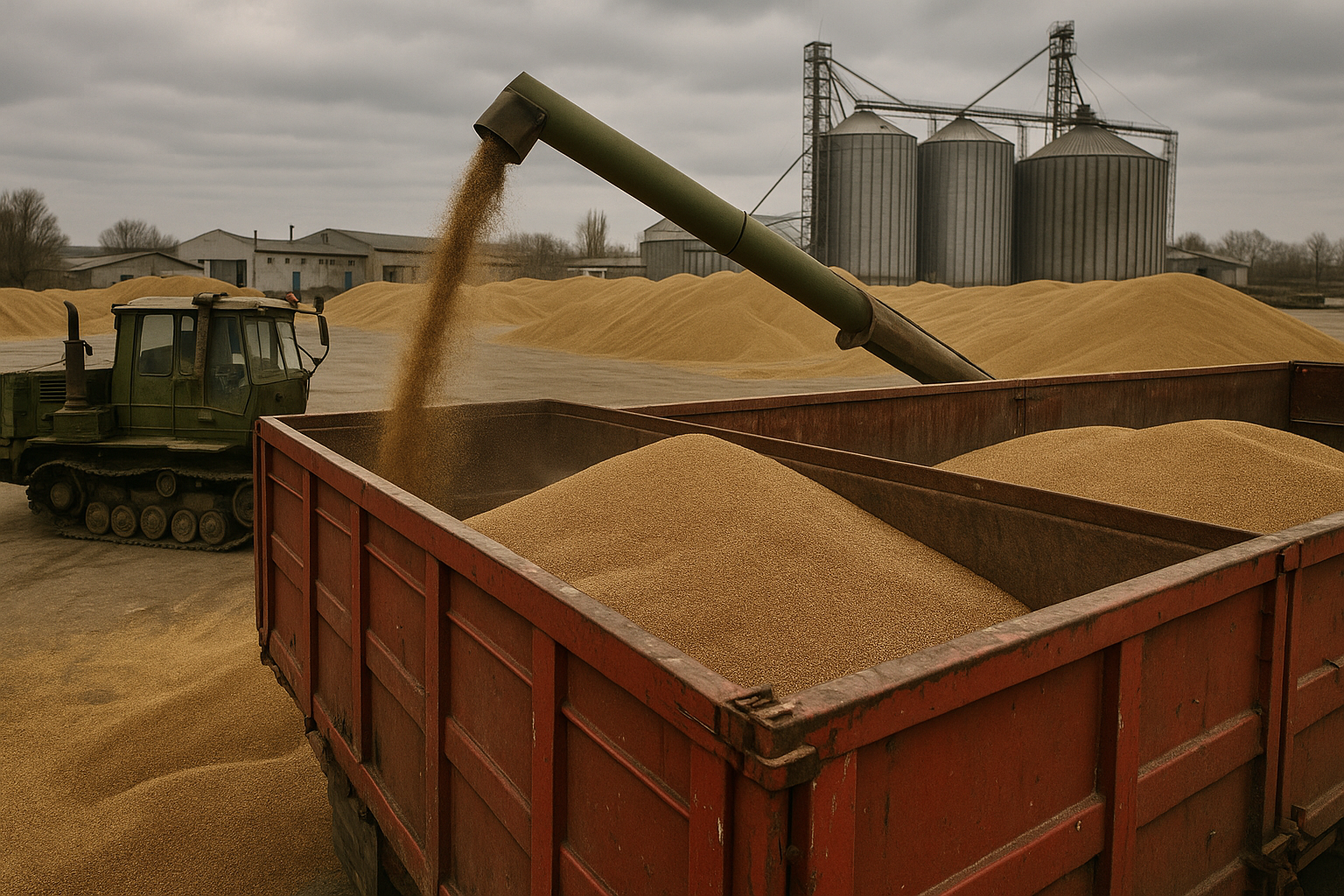 Rusia sufre desplome en exportaciones de granos y arrastra a Ucrania en crisis global