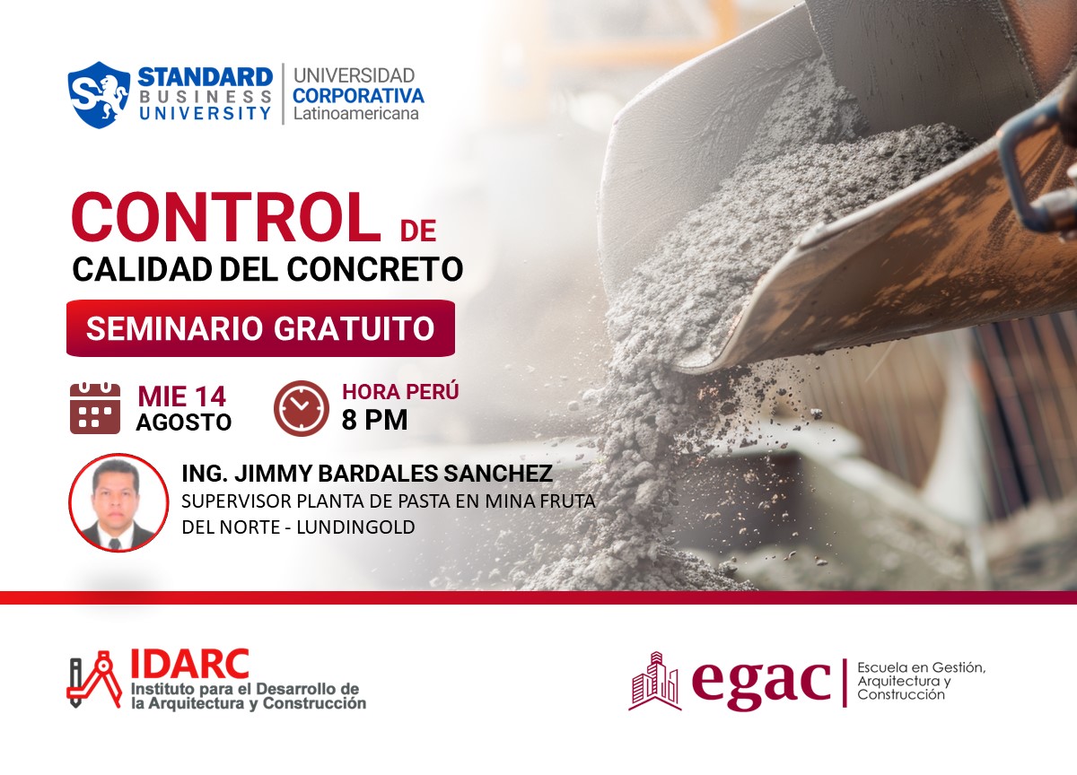 SEMINARIO ESPECIALIZADO EN CONTROL DE CALIDAD DEL CONCRETO