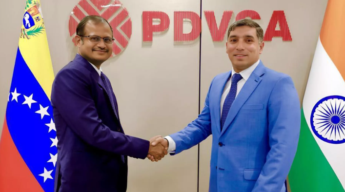 VENEZUELA: Evalúan la reactivación de empresas mixtas entre petroleras estatales con la India