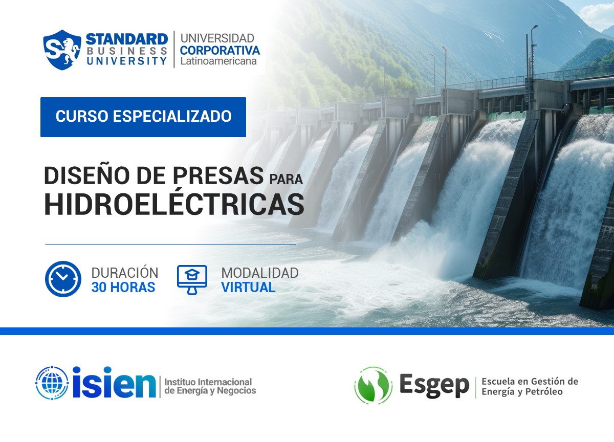 CURSO ESPECIALIZADO EN DISEÑO DE PRESAS HIDROELECTRICAS