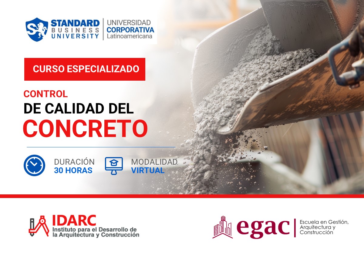 CURSO ESPECIALIZADO EN CONTROL DE CALIDAD DEL CONCRETO