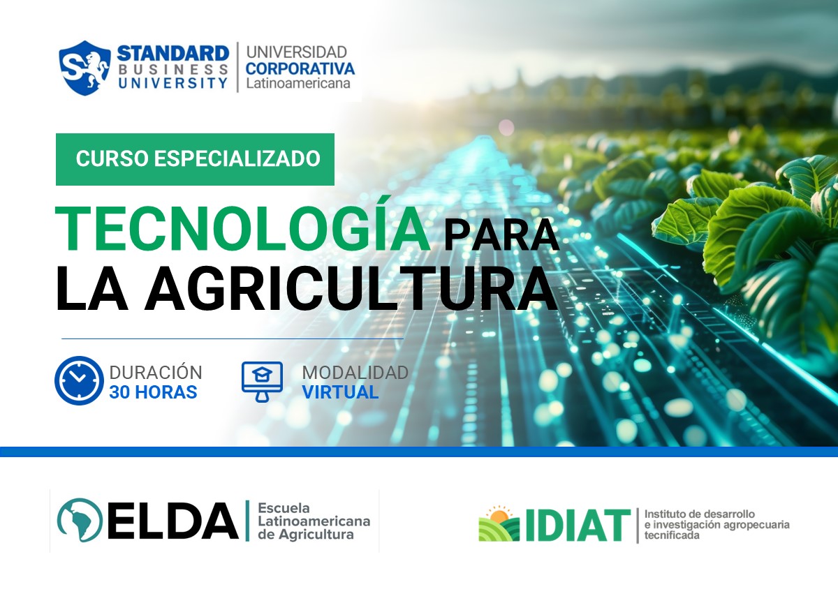 CURSO ESPECIALIZADO EN TECNOLOGÍA PARA LA AGRICULTURA