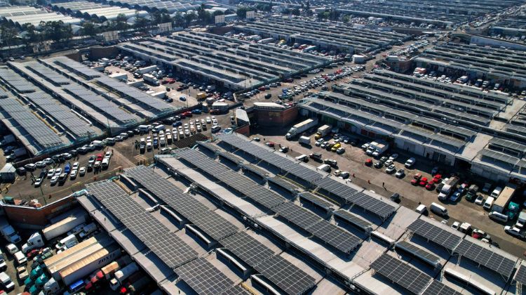 Inauguran la Planta Fotovoltaica de la Central de Abasto de Ciudad de México