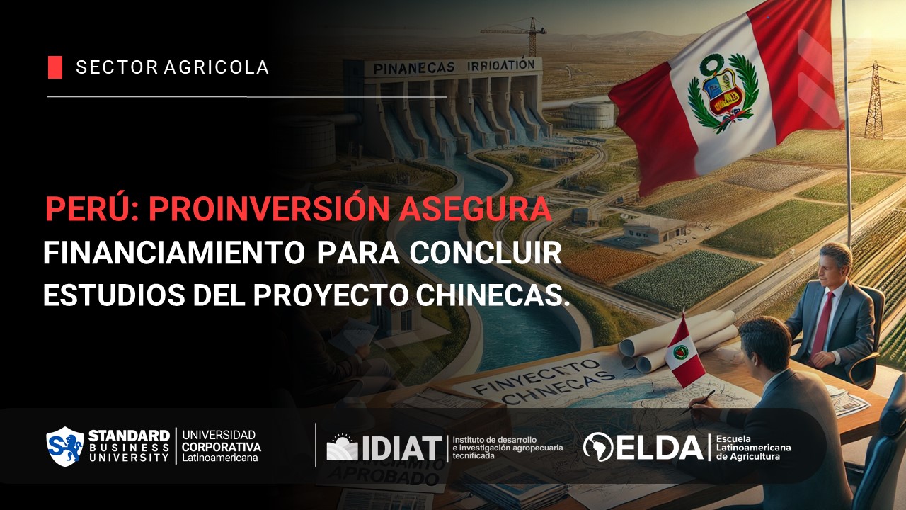 PROINVERSIÓN ASEGURA FINANCIAMIENTO PARA CONCLUIR ESTUDIOS DEL PROYECTO CHINECAS