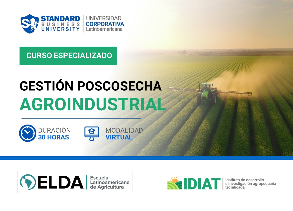CURSO ESPECIALIZADO EN GESTIóN POSCOSECHA AGROINDUSTRIAL