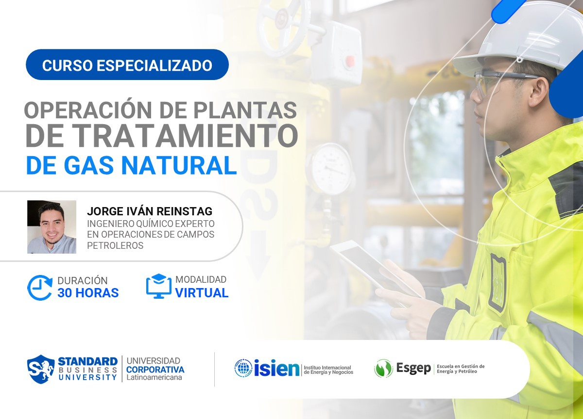 CURSO ESPECIALIZADO EN OPERACIÓN DE PLANTAS DE TRATAMIENTO DE GAS NATURAL