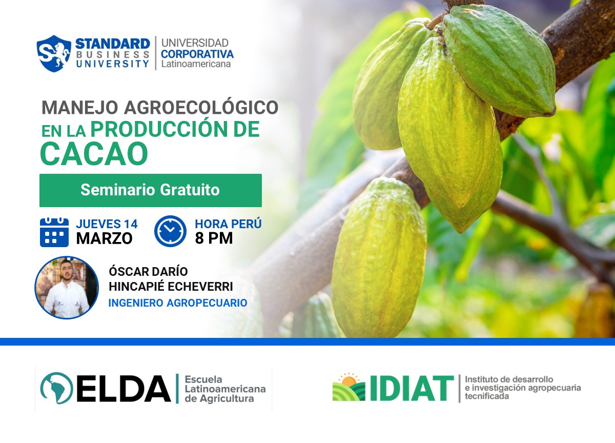 SEMINARIO ESPECIALIZADO EN MANEJO AGROECOLóGICO EN LA PRODUCCIóN DE CACAO
