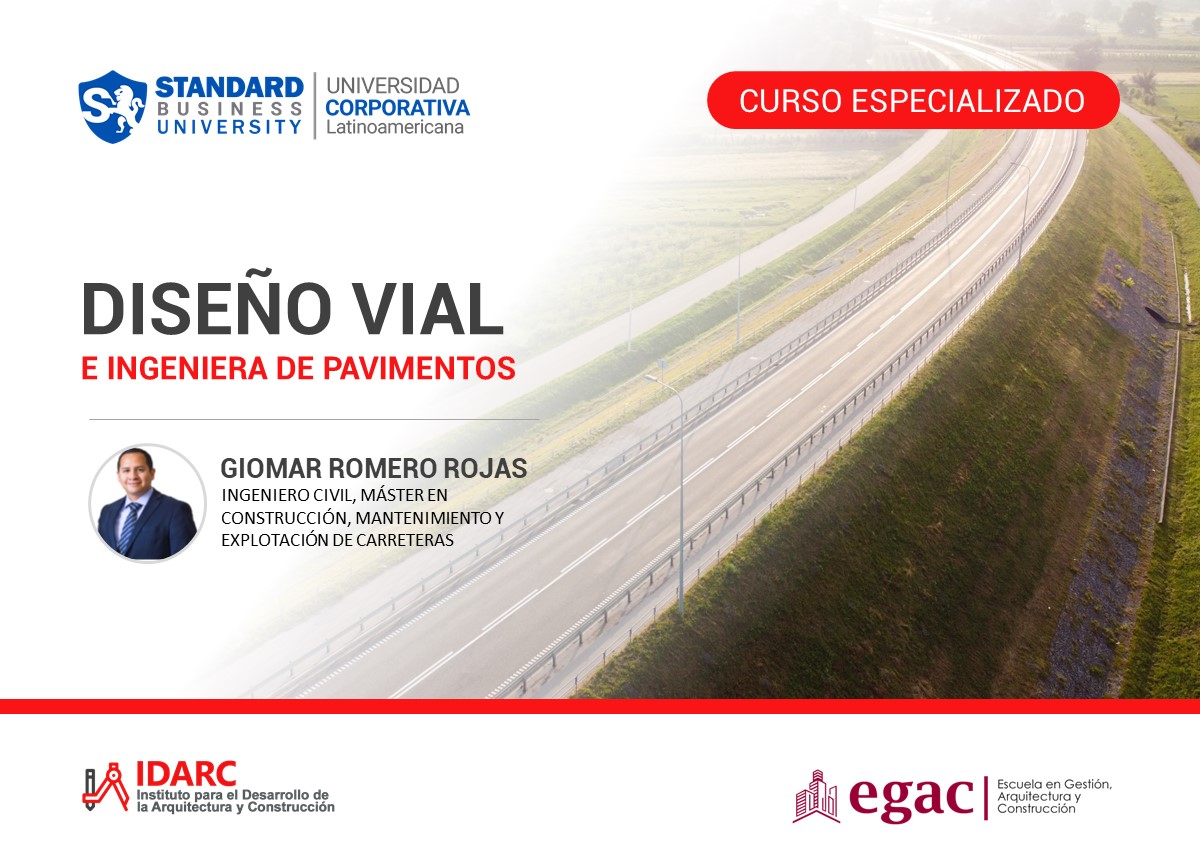 CURSO ESPECIALIZADO EN DISEÑO VIAL E INGENIERÍA DE PAVIMENTOS
