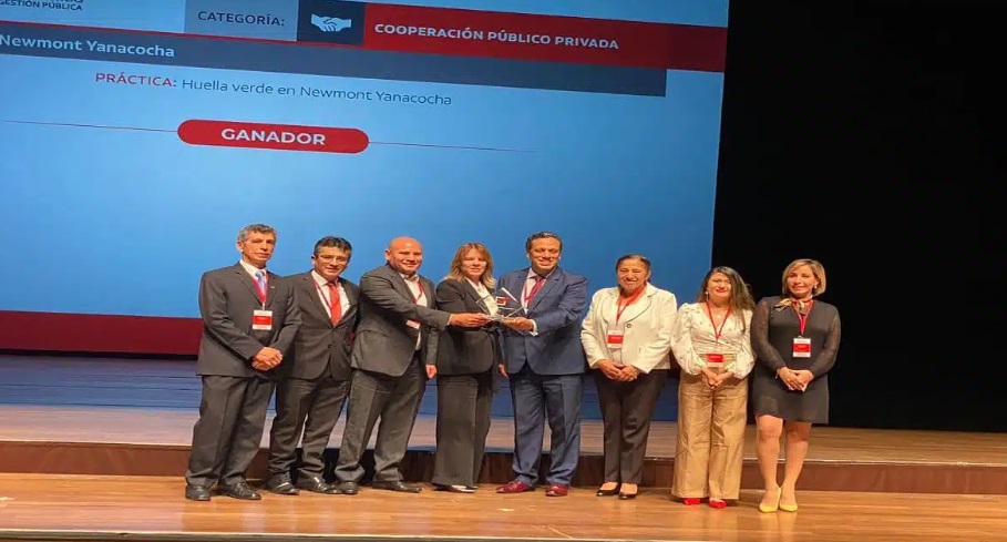 Huella Verde de Newmont Yanacocha gana premio a las “Buenas Prácticas de Gestión Pública 2023”