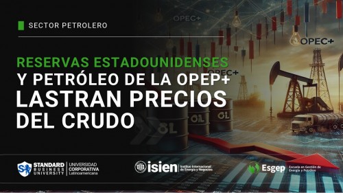 Reservas Estadounidenses y Petróleo de la Opep+ lastran Precios del Crudo