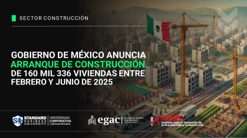 Gobierno de México anuncia arranque de construcción de 160 mil 336 viviendas entre febrero y junio de 2025