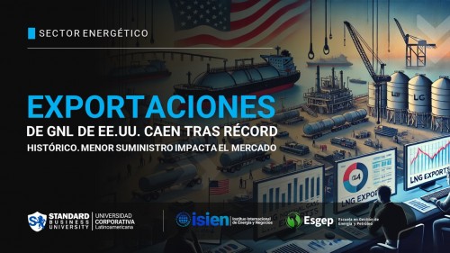 Exportaciones de GNL de EE.UU. Caen Tras Récord Histórico: Menor Suministro Impacta El Mercado