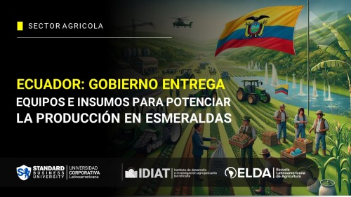 Impulso al agro en Esmeraldas: Gobierno entrega equipos e insumos para potenciar la producción