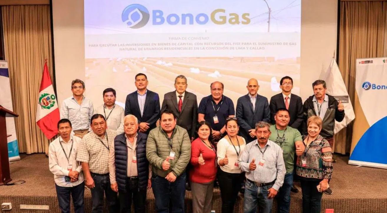 PERÚ: Minem suscribió convenio con Cálidda para distribuir gas natural en cinco distritos de Lima Metropolitana