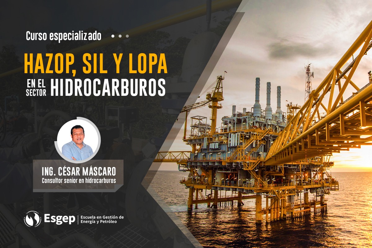 CURSO ESPECIALIZADO EN HAZOP, SIL Y LOPA EN EL SECTOR DE HIDROCARBUROS