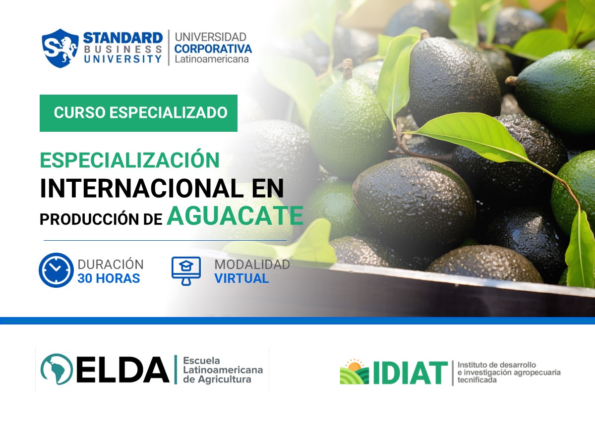 CURSO ESPECIALIZADO EN ESPECIALIZACIÓN INTERNACIONAL EN PRODUCCIÓN DE AGUACATE