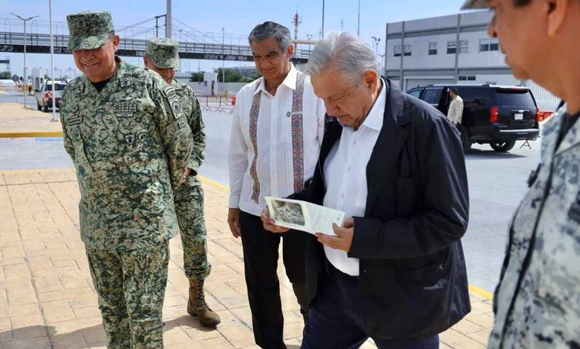 MÉXICO: Supervisa AMLO construcción de la Agencia Nacional de Aduanas en Nuevo Laredo