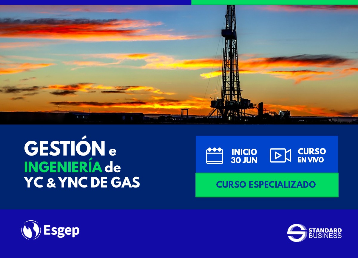 CURSO ESPECIALIZADO EN GESTIÓN E INGENIERÍA DE YACIMIENTOS CONVENCIONALES Y NO CONVENCIONALES DE GAS