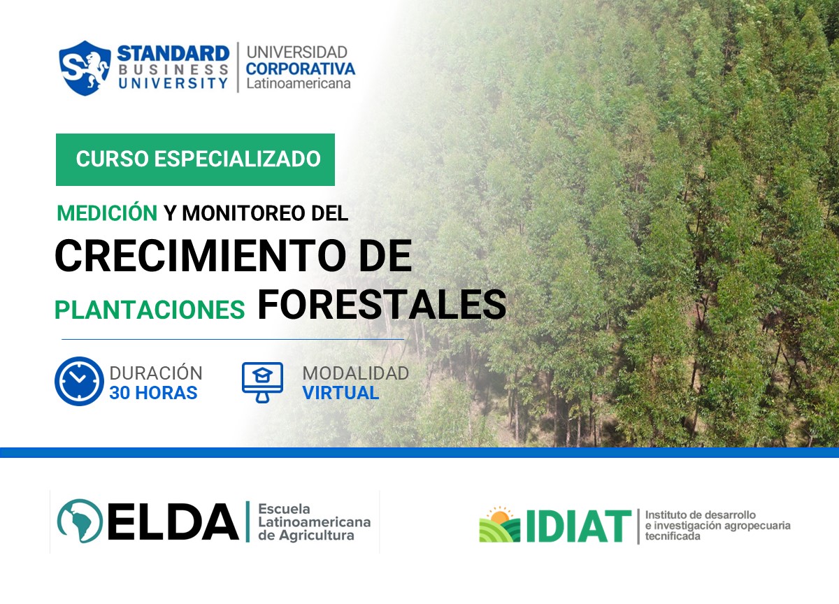 CURSO ESPECIALIZADO EN MEDICIóN Y MONITOREO DEL CRECIMIENTO DE PLANTACIONES FORESTALES