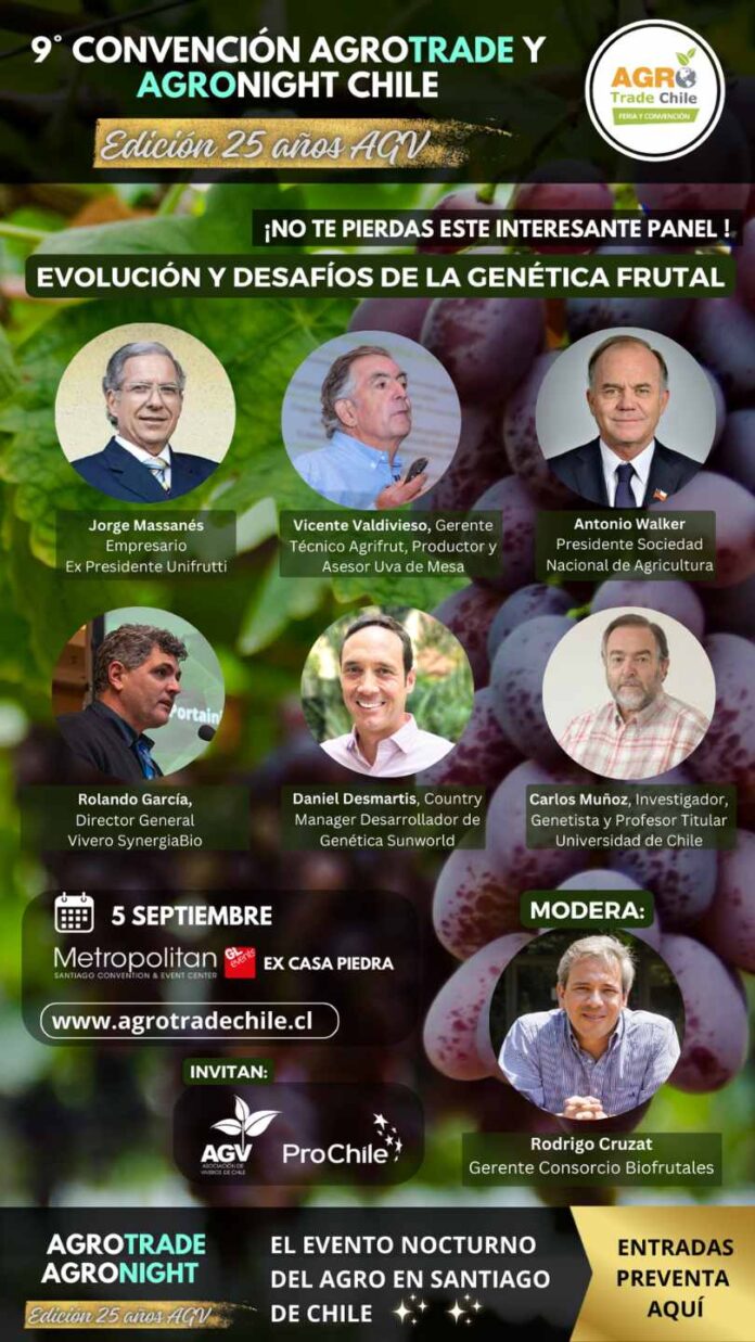 CHILE: Destacados Genetistas, Asesores y Productores serán parte de la Convención Agrotrade 