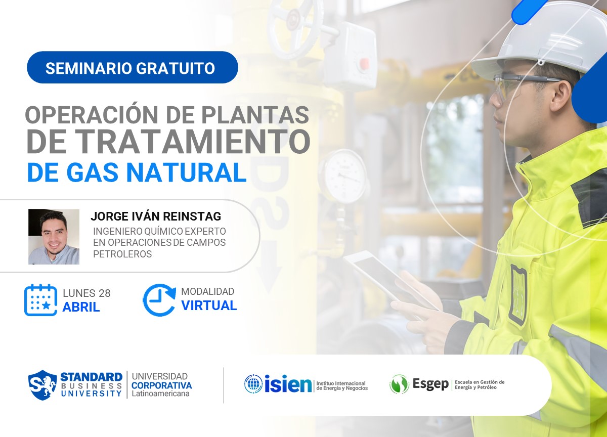 SEMINARIO ESPECIALIZADO EN OPERACIÓN DE PLANTAS DE TRATAMIENTO DE GAS NATURAL