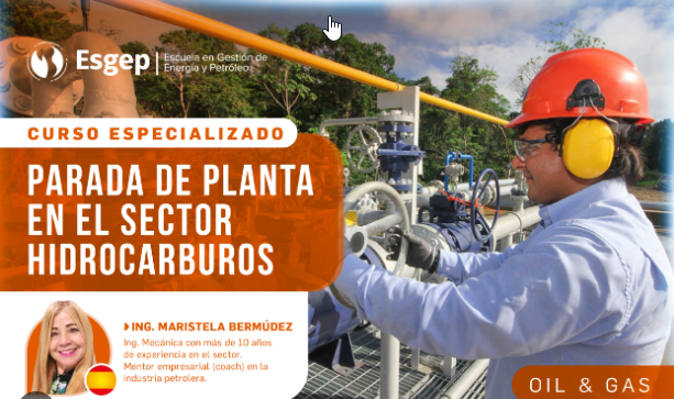 CURSO ESPECIALIZADO EN PARADA DE PLANTA EN EL SECTOR DE HIDROCARBUROS