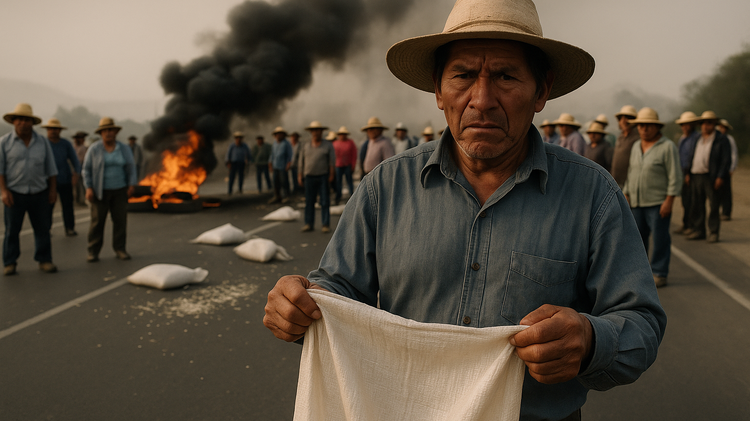 Crisis agrícola en Perú: paro arrocero fuerza decreto de emergencia