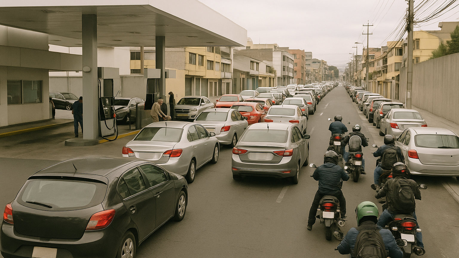 Demanda de combustibles en Ecuador sube 30% antes del ajuste mensual