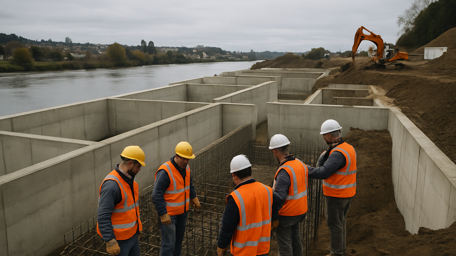 Sedimentador río Andalién llega al 70% de avance en Concepción