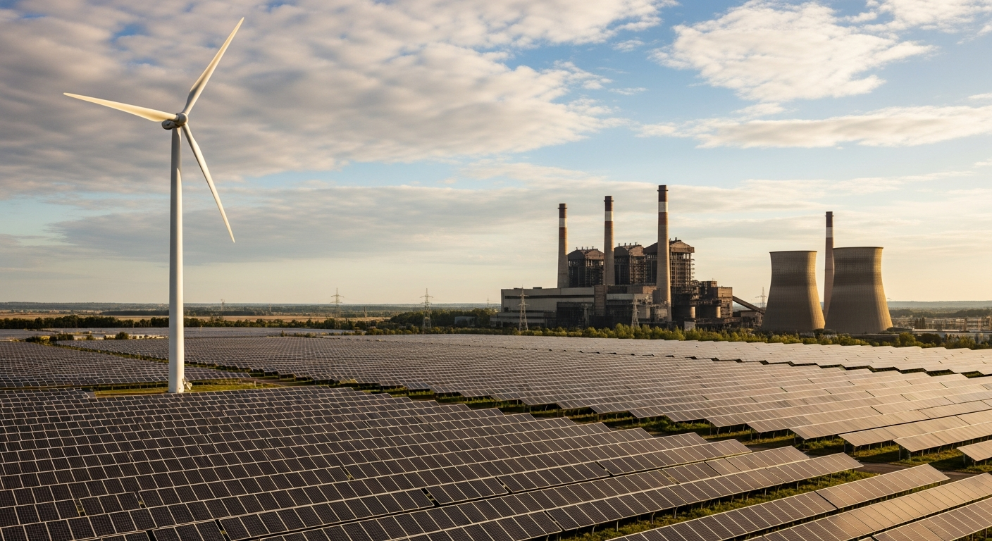 Energías renovables superan al carbón en generación eléctrica global