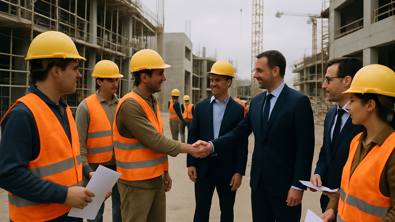 Reducción jornada laboral en construcción de Uruguay avanza con preacuerdo