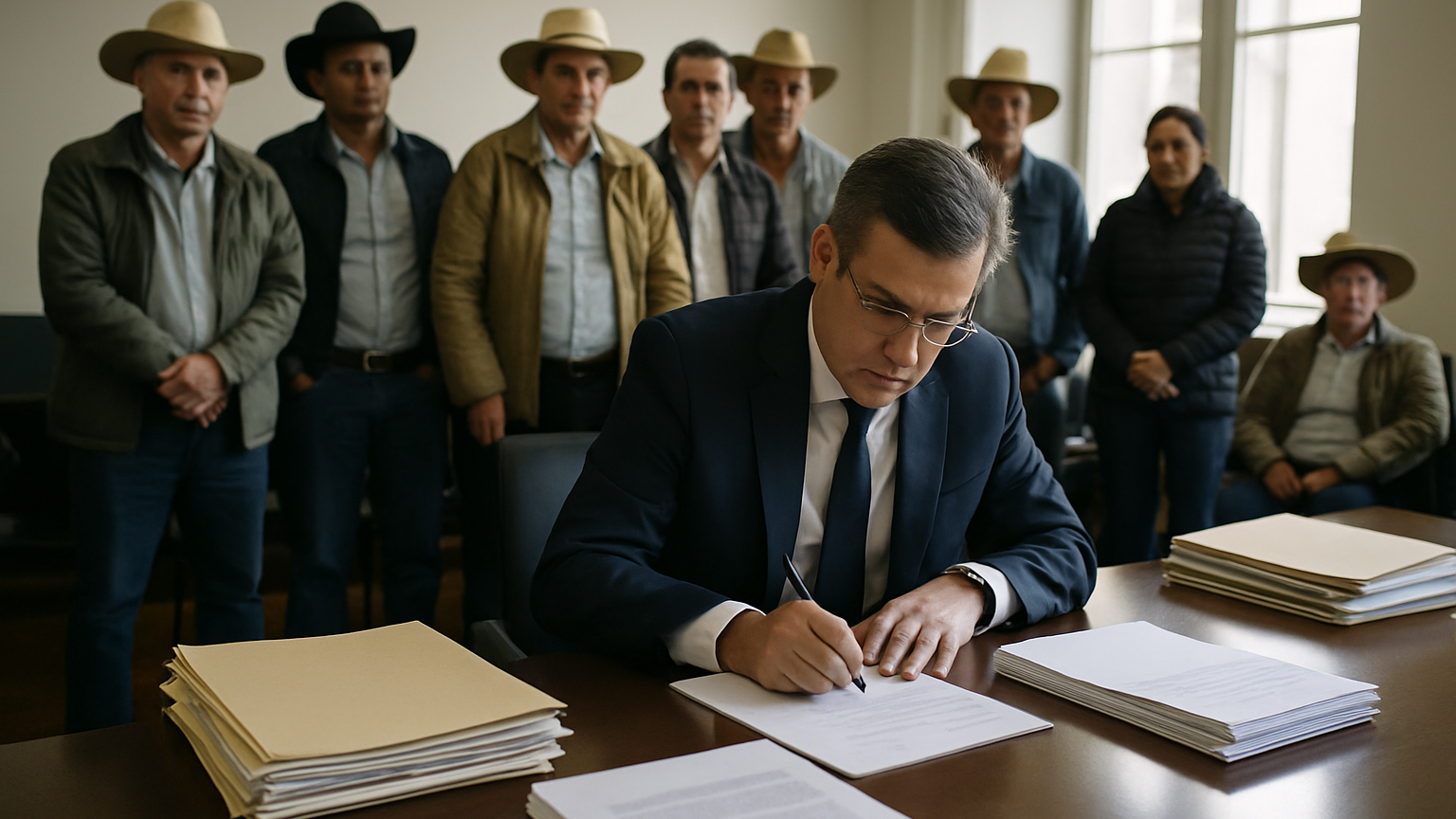 Contratos parafiscalidad agrícola renuevan gestión de fondos en Colombia
