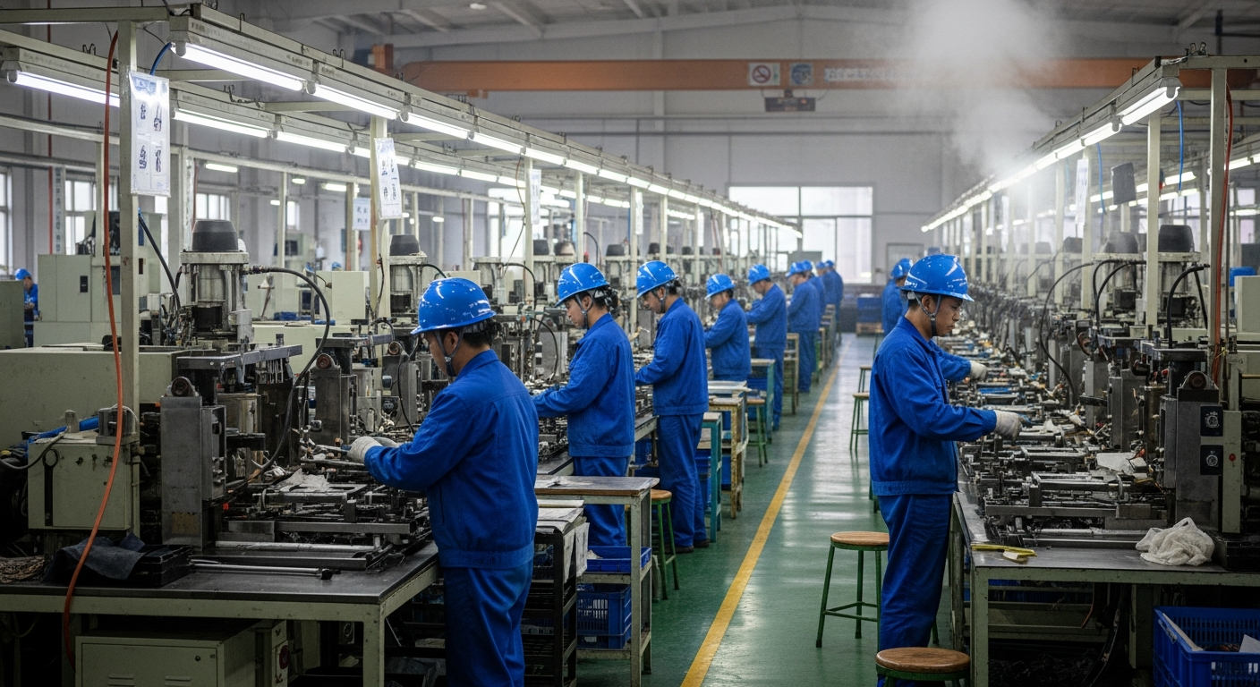 La actividad manufacturera de China pierde impulso y se contrae en julio