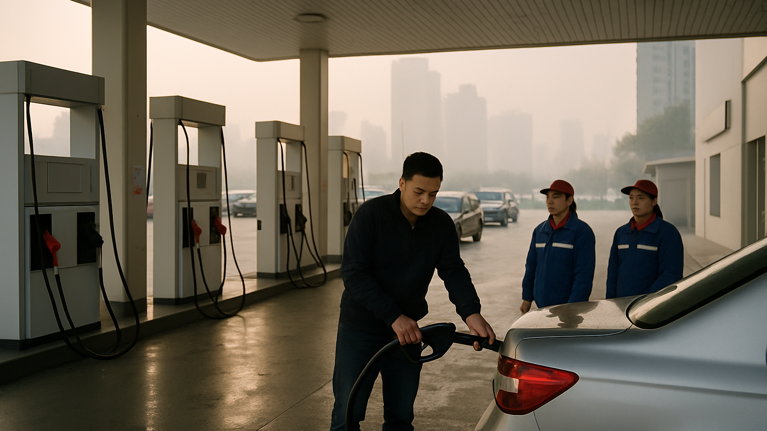 Recorte precios combustibles China: mayor bajada del año en julio