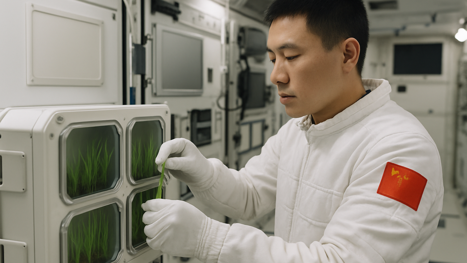 Cultivo de arroz en microgravedad avanza en la estación Tiangong