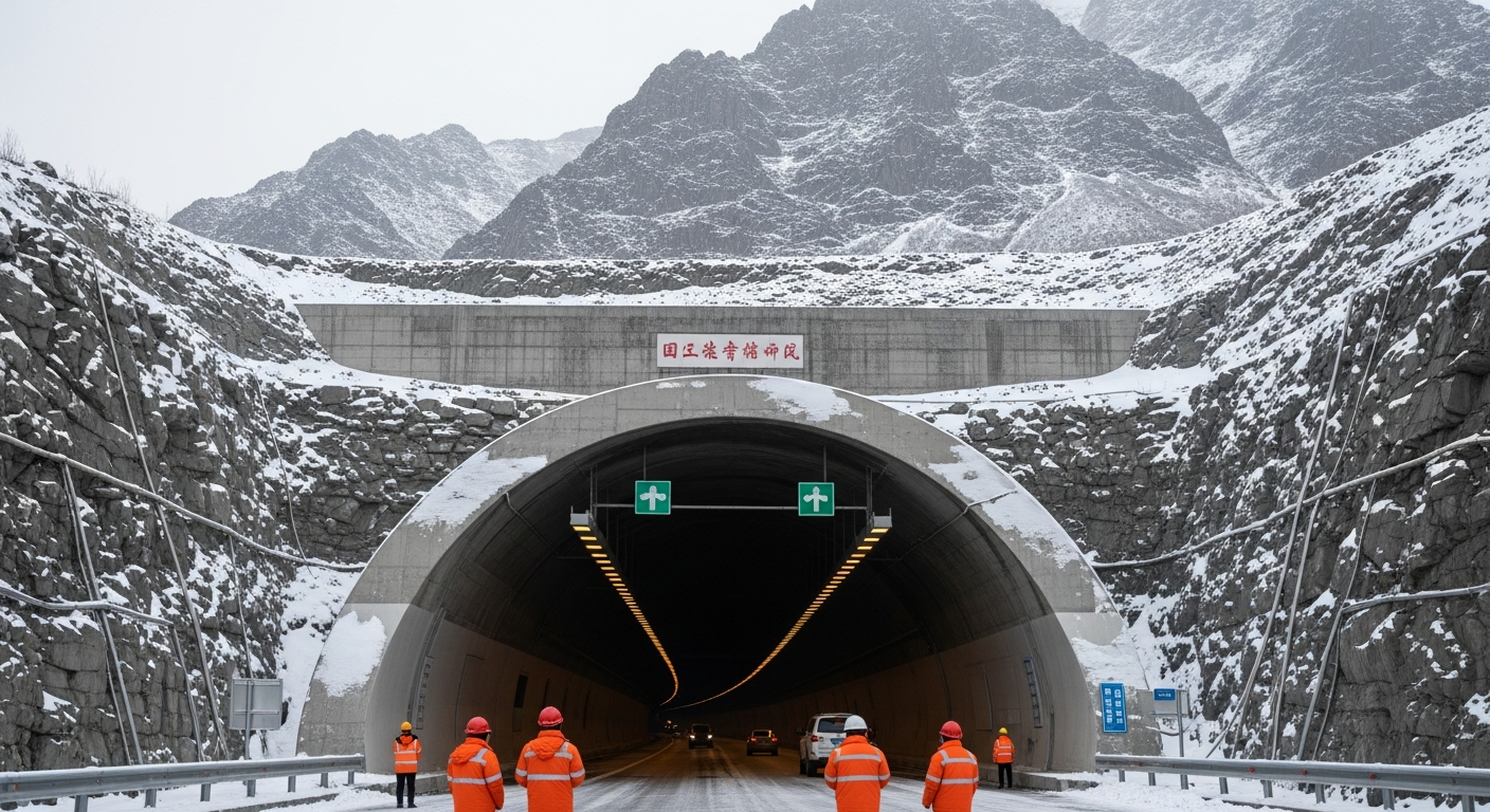 Túnel Shengli Tianshan: China inaugura el túnel de montaña más largo del mundo