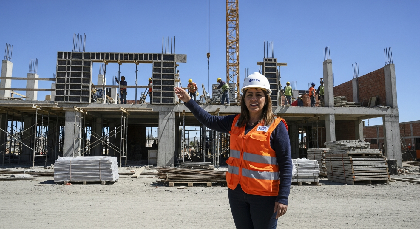Construcción sede gremial del SEMM avanza en Puerto Madryn