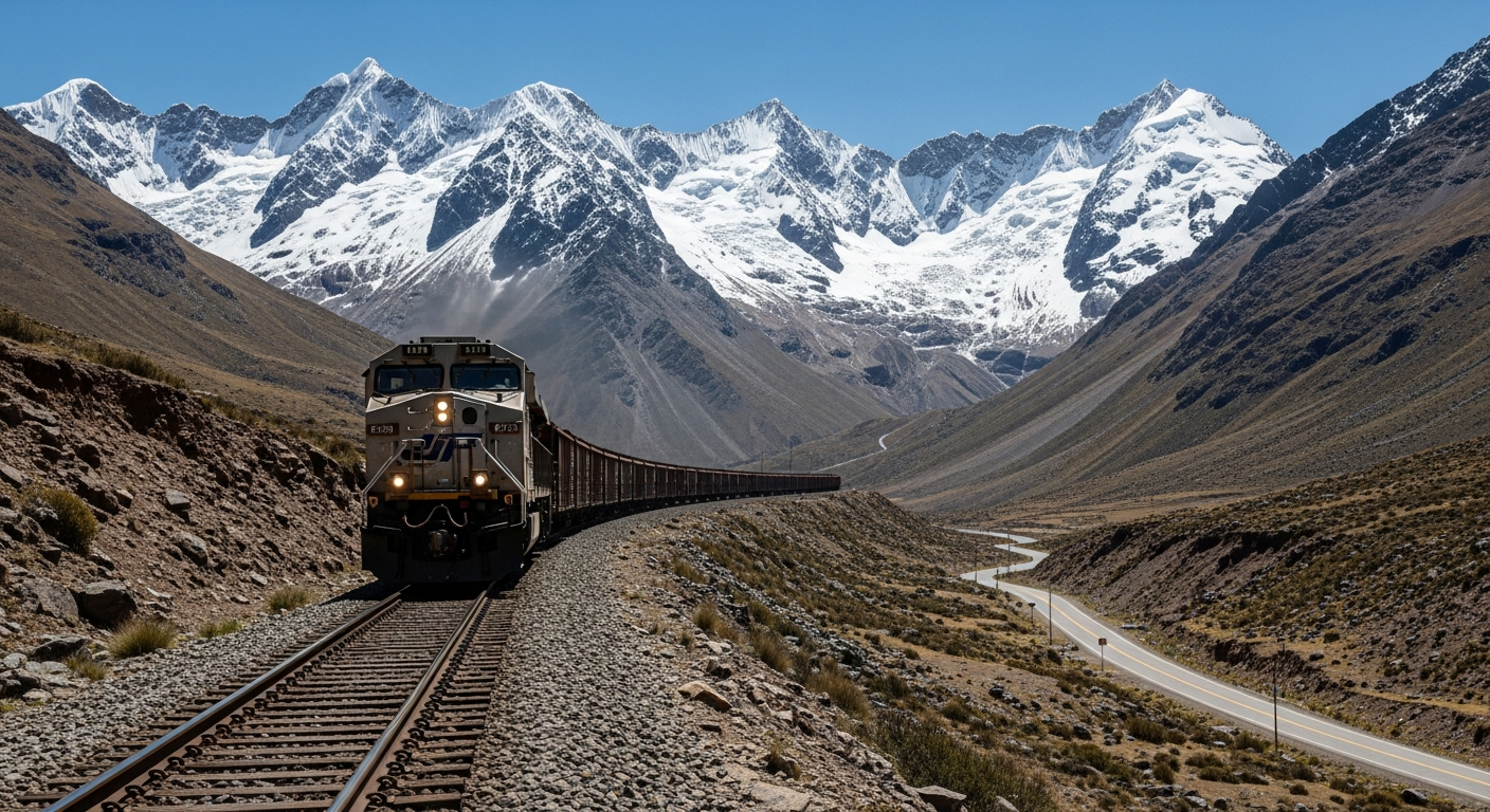 Proyecto ferroviario chileno busca unir Uspallata con Valparaíso