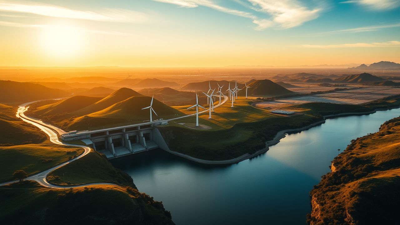 Energía renovable cubre el 96,7% de la matriz eléctrica de Uruguay