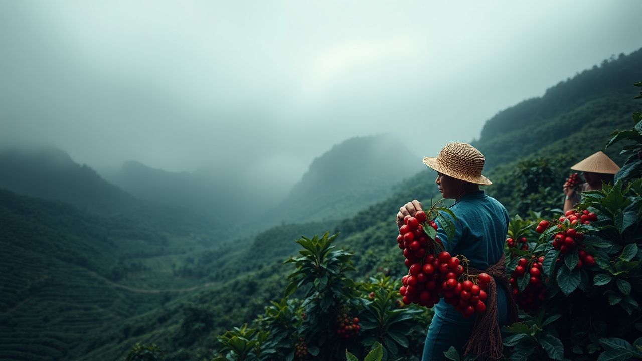 Producción de café en Colombia cae 1% en abril con 697.000 sacos