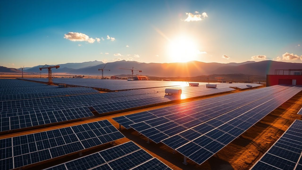 Grenergy obtiene 268 millones de dólares para planta híbrida solar en Chile