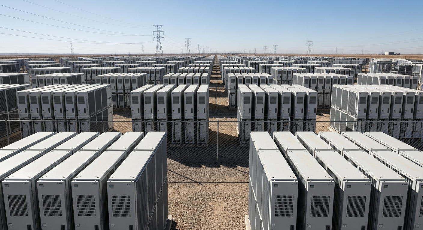 Almacenamiento de energía en EE. UU. rompe récord con 3.3 GW en Q1 2026