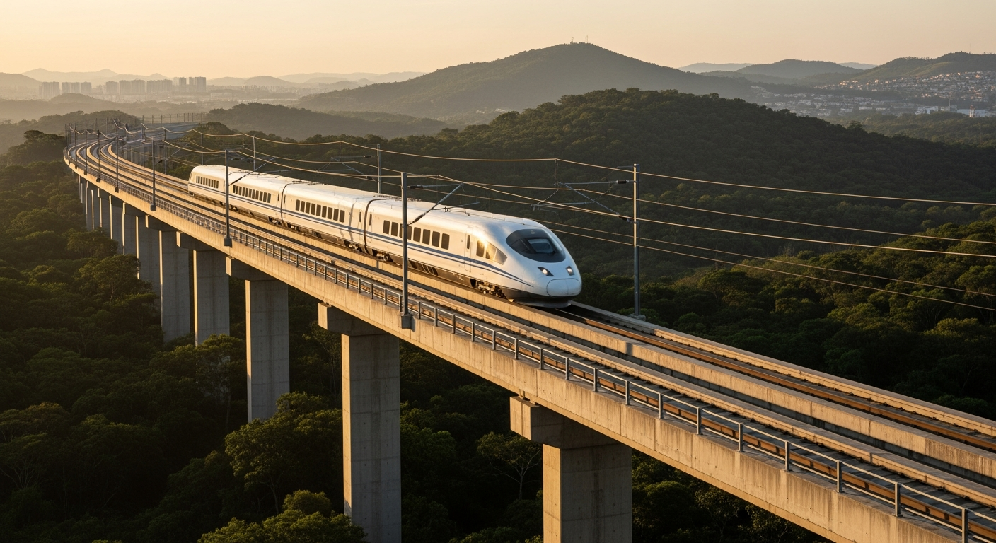 Tren de alta velocidad en Brasil uniría Río y São Paulo a 350 km/h