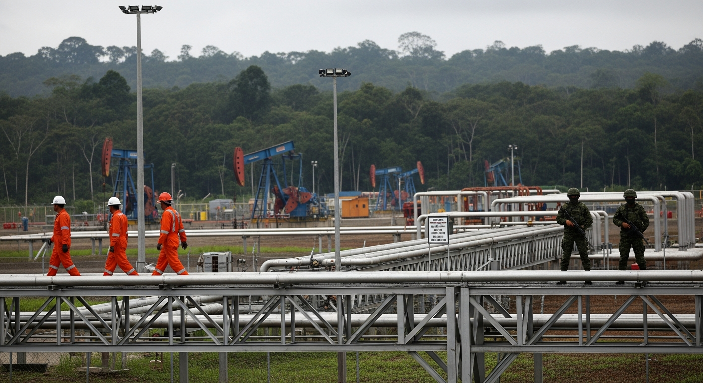 Campos petroleros de Ecuador reanudan operaciones tras fin de protestas