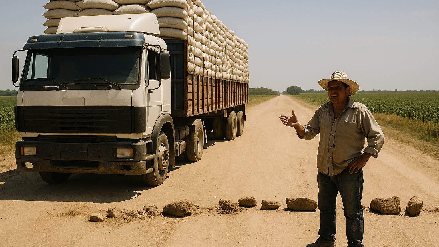 Bloqueos en Bolivia amenazan campaña de invierno y exportaciones de soya