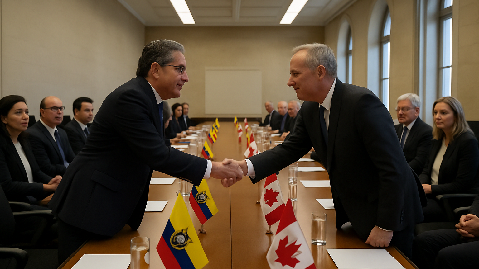 TLC Ecuador Canadá firmado: 99,6% de exportaciones sin arancel