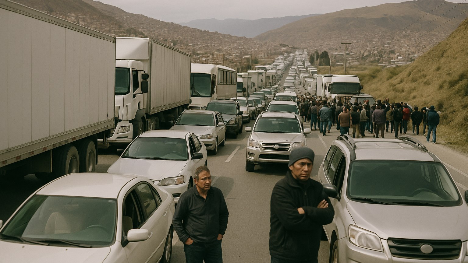 Escasez de combustible en Bolivia paraliza rutas y desata protestas