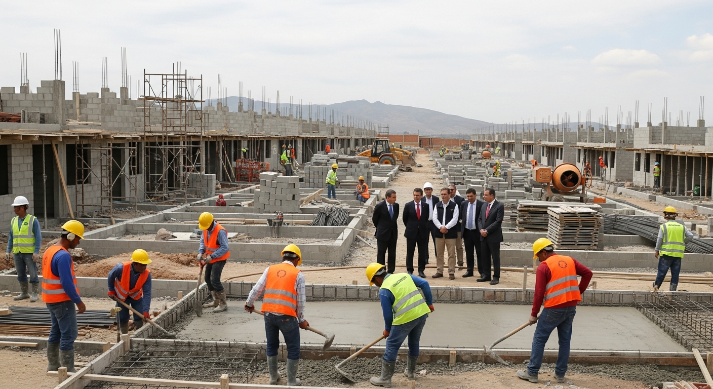 Construcción de viviendas en Venezuela avanza tras terremotos recientes